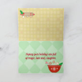 クリスマス・ウィッシュズ・カスタムベーキング・グリーティング・カード シーズンカード (内部)