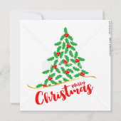 クリスマス・ウィッシュズ・カード 招待状 (裏面)