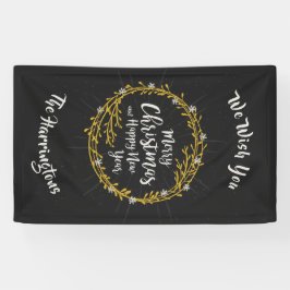 クリスマス·ウィッシュズ·名前をカスタムする旗 横断幕