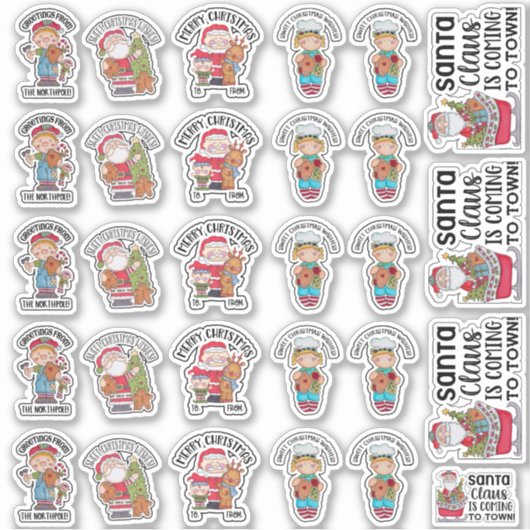 クリスマス·ウィッシュ·ステッカー シール (正面)