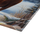 クリスマス/ウィンターディアーロッジ カッティングボード (角)