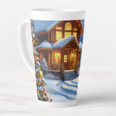 クリスマス/ウィンターディアーロッジ カフェラテマグ (左アングル)