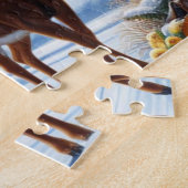 クリスマス/ウィンターディアーロッジ ジグソーパズル (側面)