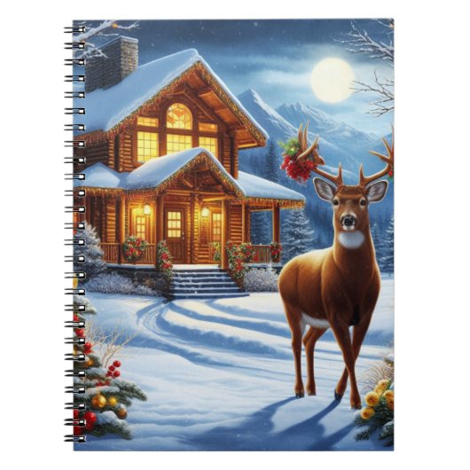 クリスマス/ウィンターディアーロッジ ノートブック (正面)