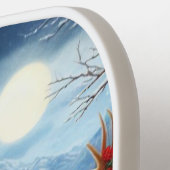 クリスマス/ウィンターディアーロッジ ピックルボールラケット (左詳細)