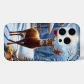クリスマス/ウィンターディアーロッジ Case-Mate iPhoneケース (裏面 (横))
