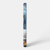 クリスマス/ウィンターディアーロッジ SAMSUNG GALAXYケース (左側面)