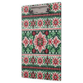 クリスマス/ウィンターフェア赤と緑 クリップボード (左)