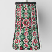 クリスマス/ウィンターフェア赤と緑 ゴルフヘッドカバー (回転90)