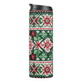 クリスマス/ウィンターフェア赤と緑 タンブラー (回転右)