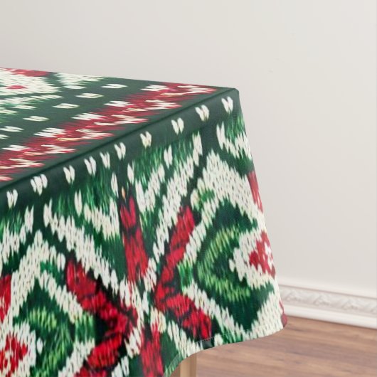クリスマス/ウィンターフェア赤と緑 テーブルクロス (インサイチュ)