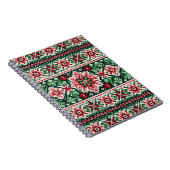 クリスマス/ウィンターフェア赤と緑 ノートブック (右側)