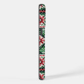 クリスマス/ウィンターフェア赤と緑 iPhoneケース (右側面)