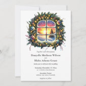 クリスマス・ウィンターワンダーランド 招待状 (正面)