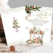 クリスマス ウィンター ストック・ザ・バー カップルシャワー 招待状