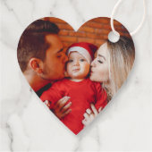 クリスマス ウィンター スノーフレーク フォト フェイバータグ (裏面)