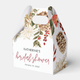 クリスマス ウィンター ブライダルシャワー フェイバーボックス