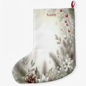 クリスマス ウィンター ホリデー ストッキング (裏面)