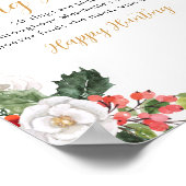 クリスマス ウィンター リング ハント ブライダル シャワー ゲーム ポスター (角)