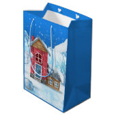 クリスマス・ウィンター・ワンダーランド ミディアムペーパーバッグ (裏面アングル)