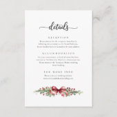 クリスマス ウィンター 詳細 封入カード エンクロージャーカード (正面)