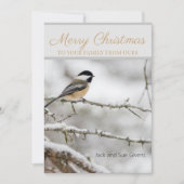 クリスマス ウィンター 鳥 カスタム (正面)