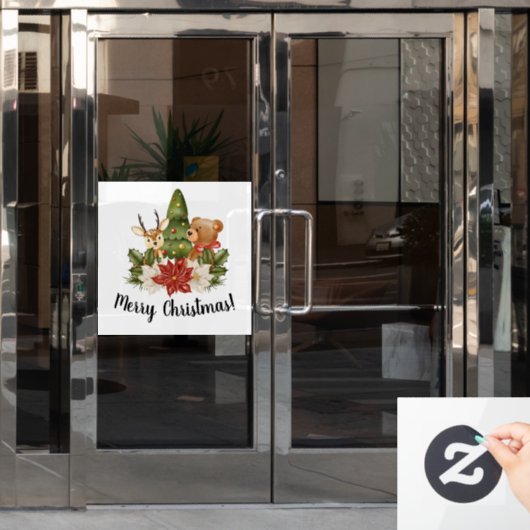 クリスマス ウィンドウサイン (オフィスドア)