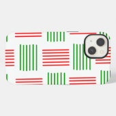 クリスマス・ウィーブ iPhoneケース (裏面横)