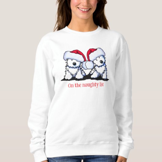 クリスマス ウェスティ デュオ Tシャツ (正面)