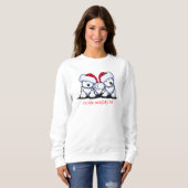 クリスマス ウェスティ デュオ Tシャツ (正面フル)