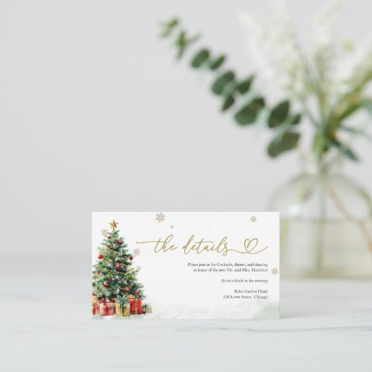 クリスマス・ウェディングの詳細 エンクロージャーカード (スタンド正面)