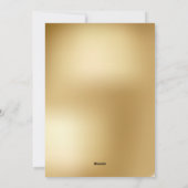 クリスマス・ウェディング・アニバーサリー ゴールドスターズ フォト シーズンカード (裏面)