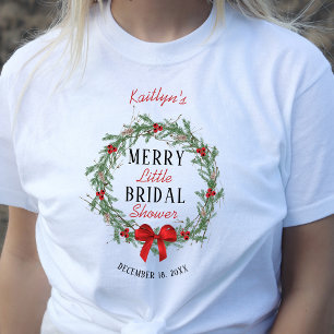 クリスマス ウェディング シャワー Tシャツ