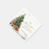 クリスマス+ウェディング スタンダードカクテルナプキン (角)
