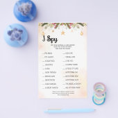 クリスマス ウェディング レセプション ゲーム カード フライヤー (シングル)