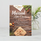 クリスマス・ウェディング 招待状 (スタンド正面)