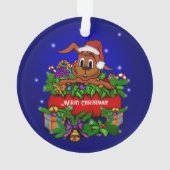 クリスマス・ウサギ オーナメント (裏面)