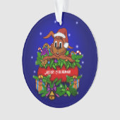 クリスマス・ウサギ オーナメント (正面)