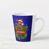 クリスマス・ウサギ カフェラテマグ (右)