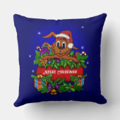 クリスマス・ウサギ クッション (裏面)