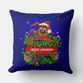 クリスマス・ウサギ クッション (正面)