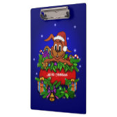 クリスマス・ウサギ クリップボード (左)
