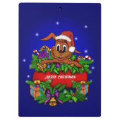 クリスマス・ウサギ クリップボード (裏面)