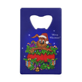 クリスマス・ウサギ クレジットカード栓抜き (裏面)