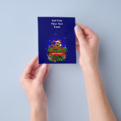 クリスマス・ウサギ チラシ (手)