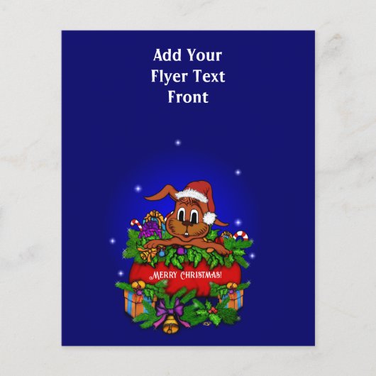 クリスマス・ウサギ チラシ (正面)