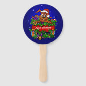 クリスマス・ウサギ ハンドファン (裏面)