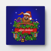 クリスマス・ウサギ フォトプラーク (正面)