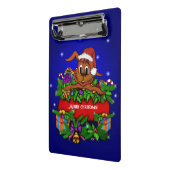 クリスマス・ウサギ ミニクリップボード (アングル2)