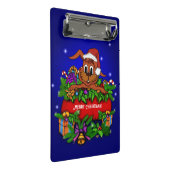 クリスマス・ウサギ ミニクリップボード (アングル)